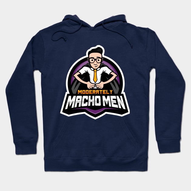 Moderately Macho Men Hoodie by mennell